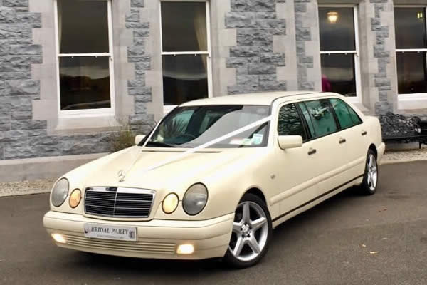 Mercedes Benz limousine